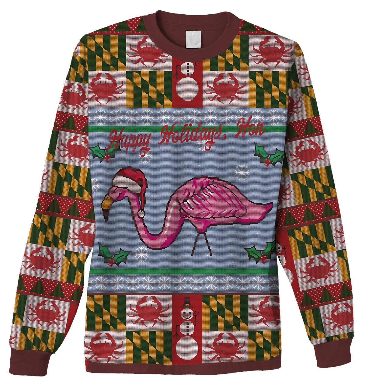 Hon Flamingo Ugly Sweater1