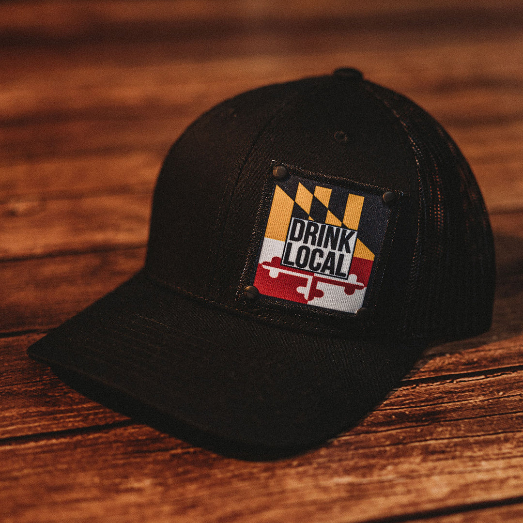 Black Snapback Trucker Cap