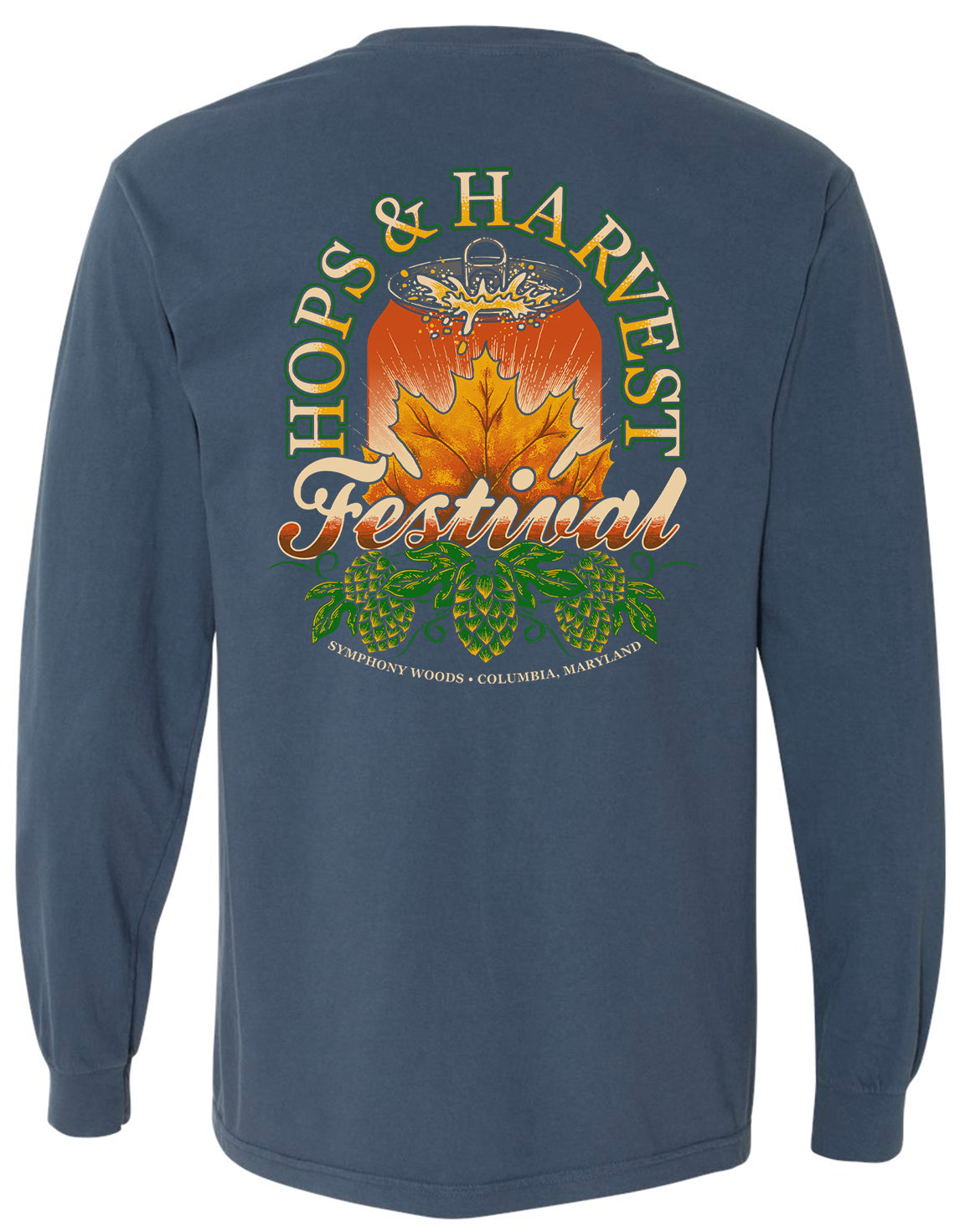 Hops and Harvest Festival Leaf Long Sleeve