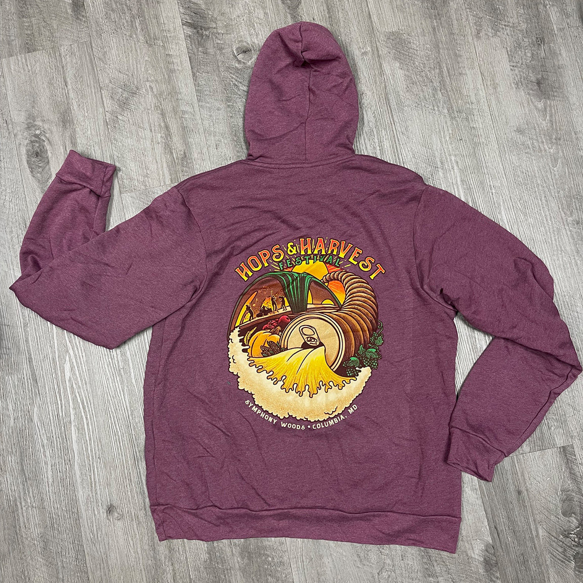 Hops and Harvest Festival Cornucopia Pullover Hoodie