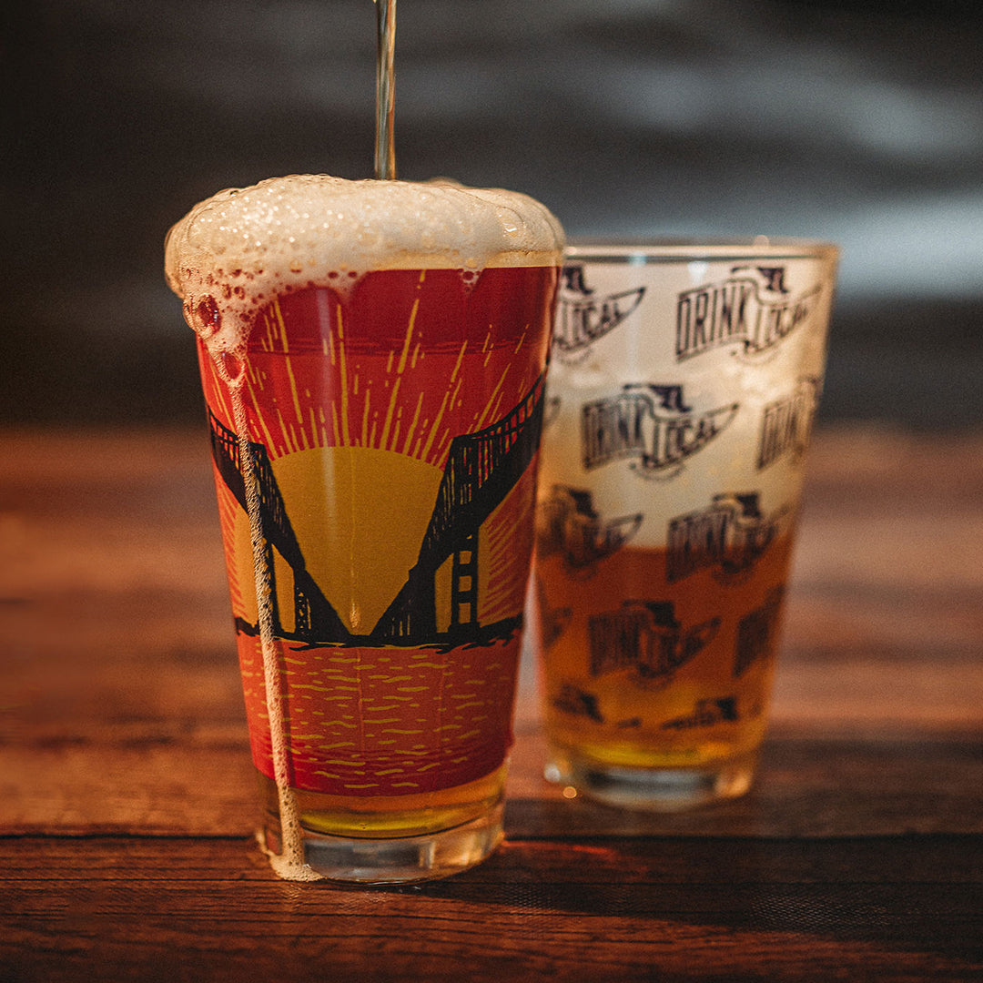 Bay Bridge Pint Glass