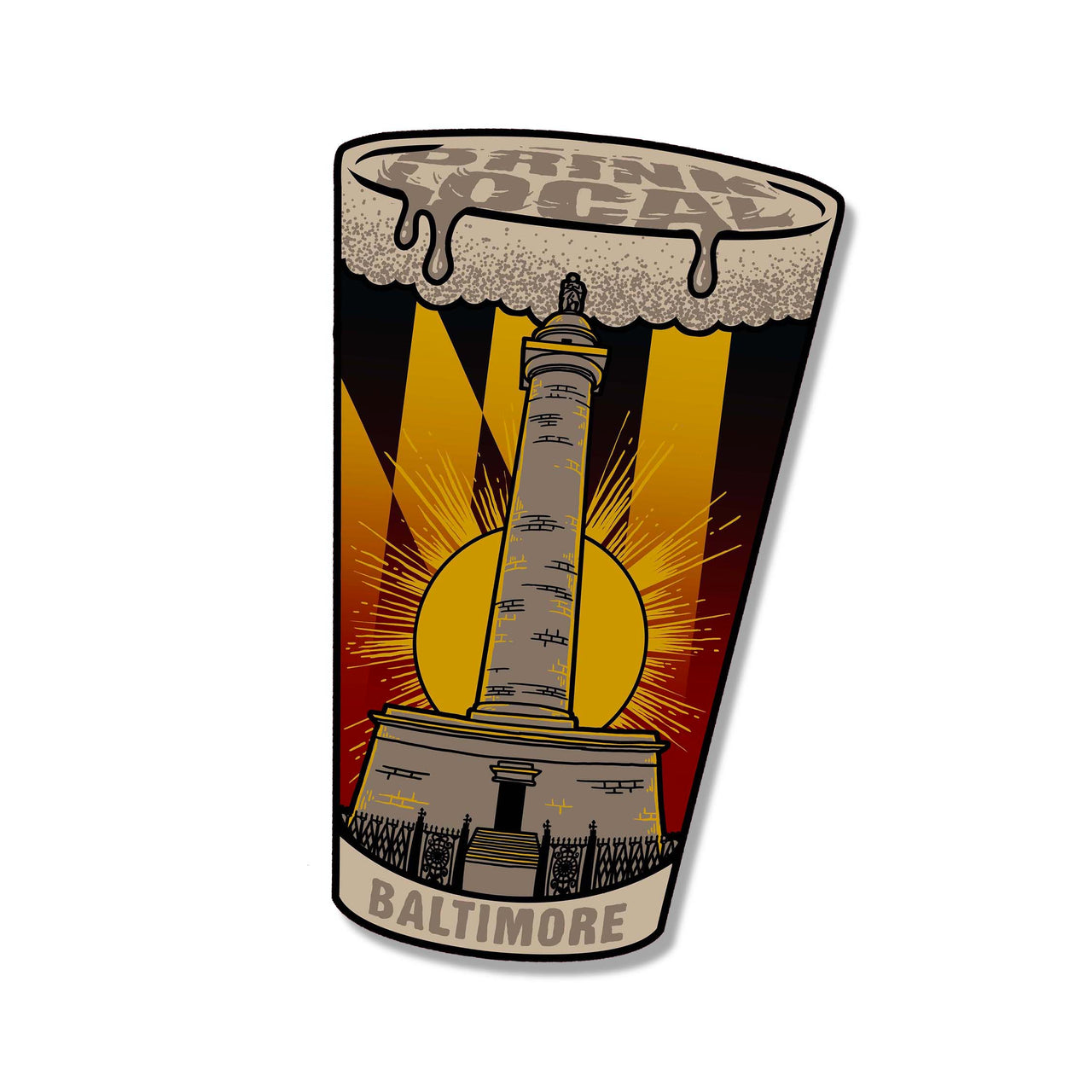 Baltimore Pint Sticker